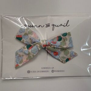 Quinn and Quail Liberty Print Midi Schoolgirl Bow